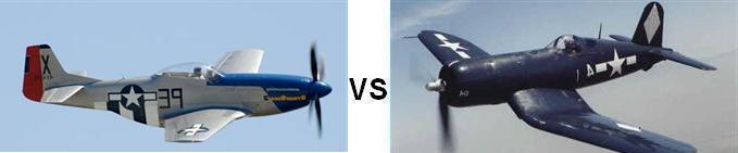 vs F4U – Comparison BVR Dogfight